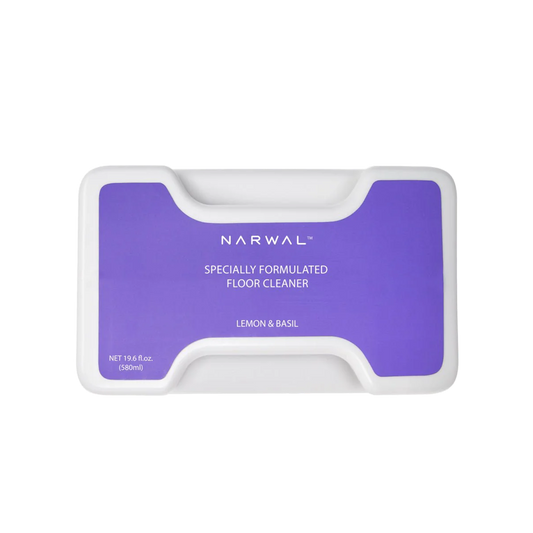 Narwal Z Ultra Cleaning Solution golvrengöring med citrondoft och basilika, 580 ml behållare för Narwal Freo Z Ultra robotmopp.